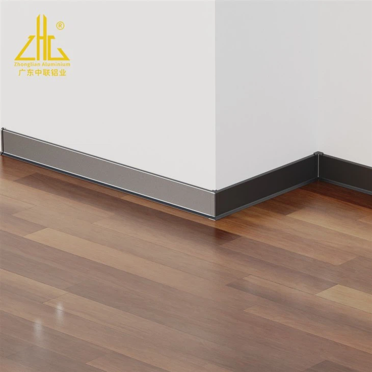 Aluminum Extrusion Baseboard Aluminum Skirting Profile