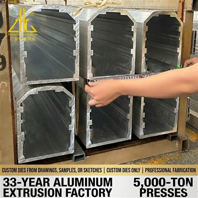 Perfiles de extrusión de aluminio de alta resistencia personalizados