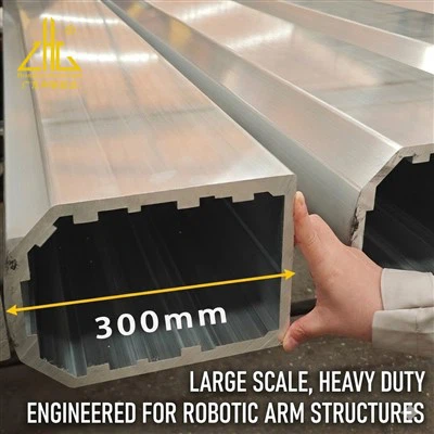 Extrusión de aluminio industrial resistente personalizada