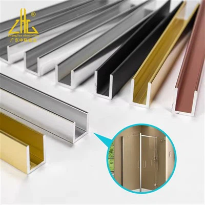 Personalice perfiles de ducha de aluminio extruido