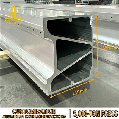 Perfil de extrusión de aluminio de pórtico extra grande
