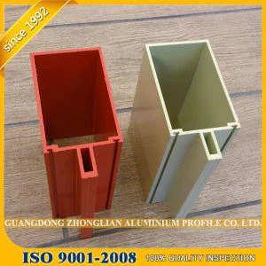 Anodizado mate Y Varios Color Extruido Construcción Aluminio Perfil