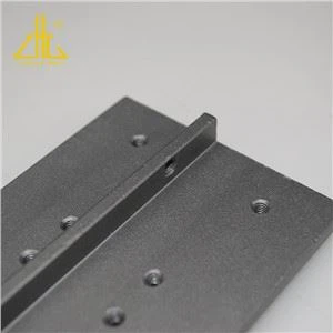 Perfil de aluminio anodizado duro