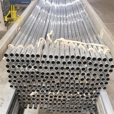 Perfil de aluminio de las protuberancias del tubo y del tubo del canal del OEM para la construcción