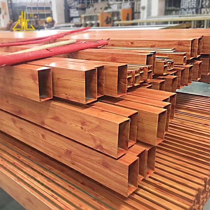 Wood Finish Aluminum Tube